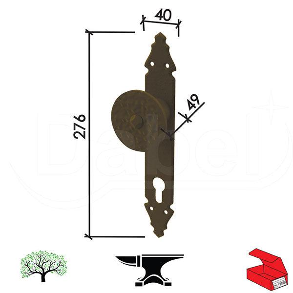 RUKOHVAT ZA VRATA RU3000 AB X276/44MM Q