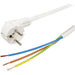 Home Produžni kabl, 6 utičnice, prekidač, 1.5mm², 3 met, beli - NV 6K-3/WH/1,5