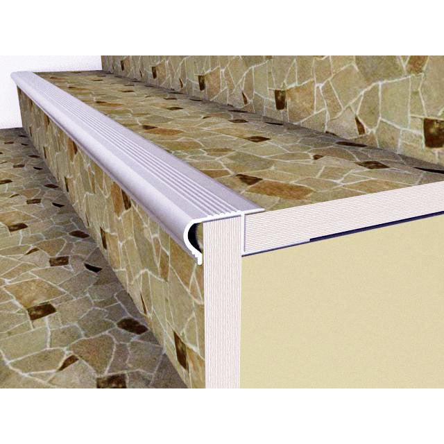 Aluminijumski stepenišni reljefni profil 390 H=12mm