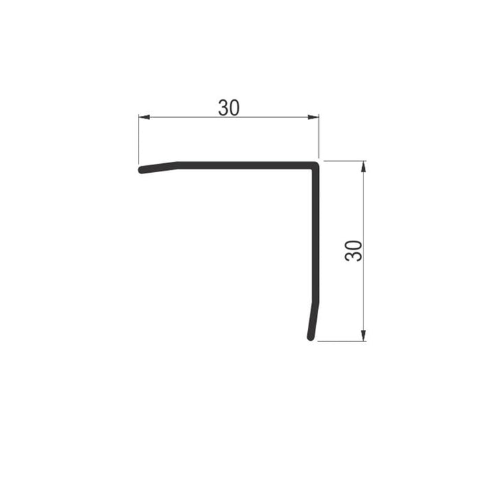 LZZ INOX profil 30x30/2,7m