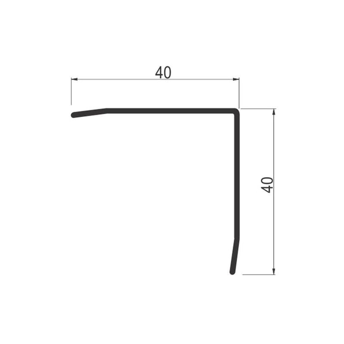 LZZ INOX profil 40x40/2,5m