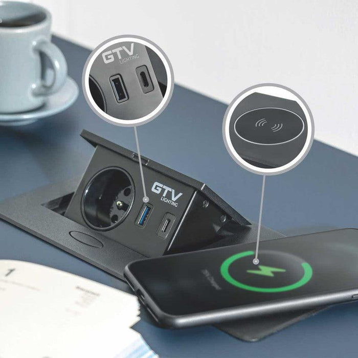 OU utičnica AVAROPLUS bela USB WIFI