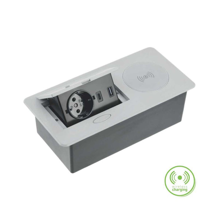 OU utičnica AVAROPLUS bela USB WIFI