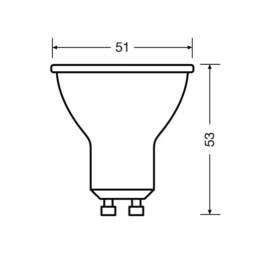 LED sijalica toplo bela 6.9W OSRAM