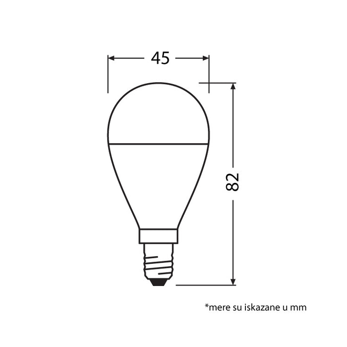 LED sijalica dnevno svetlo 6.5W OSRAM