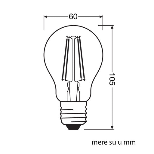 Dekorativna retro sijalica 4W OSRAM