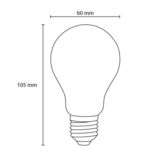 LED filament sijalica klasik toplo bela 8W OSRAM