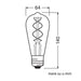 LED filament sijalica toplo bela 4W OSRAM