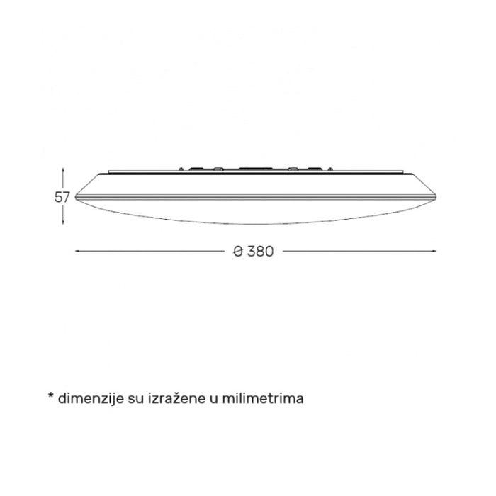 LED plafonjera 28W CCT