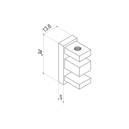 GA05 FLAT Čep 5mm