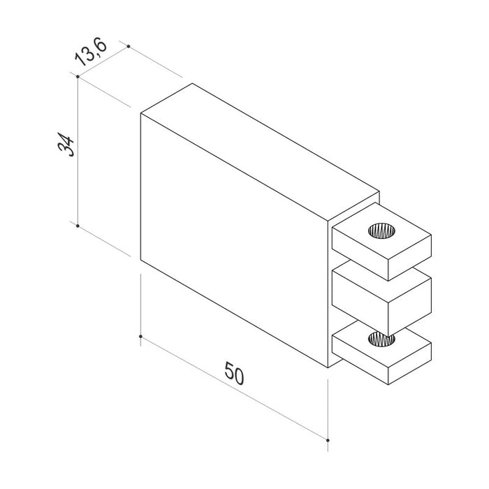 GA05 FLAT Čep 50mm