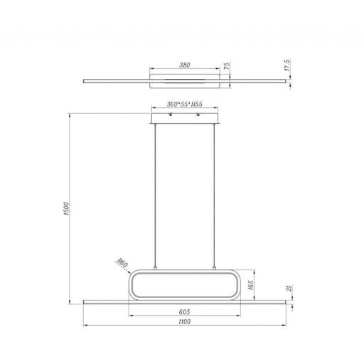 LED VISILICA 38W 3000K AICK 327210305