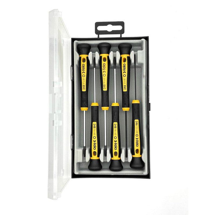 Set precizni šrafcigera TORX/HEX Felo 24896166 6 kom