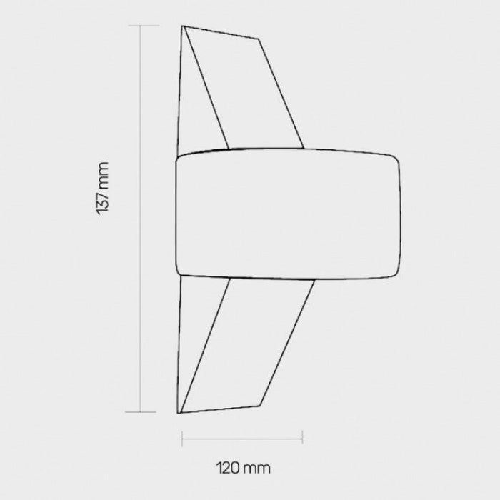 Zidna LED lampa 6W