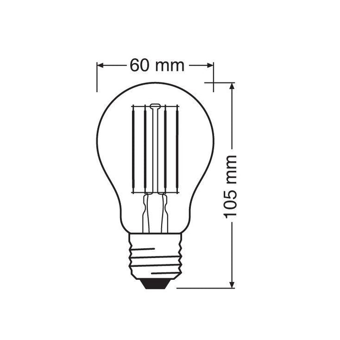 LED filament sijalica toplo bela 7.5W LEDVANCE