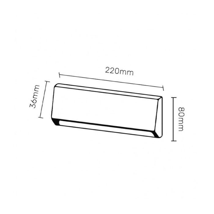 Zidna LED lampa 4W