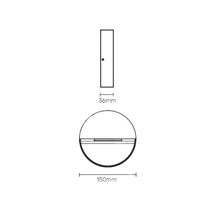 Zidna LED lampa 4.6W