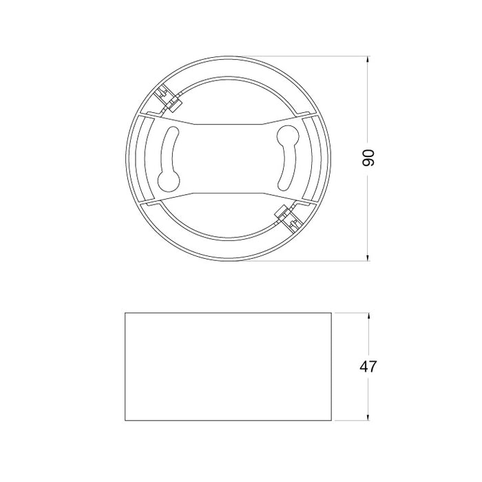 Nosač za ugradni LED panel 4W