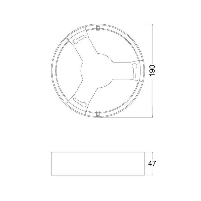 Nosač za ugradni LED panel 18W