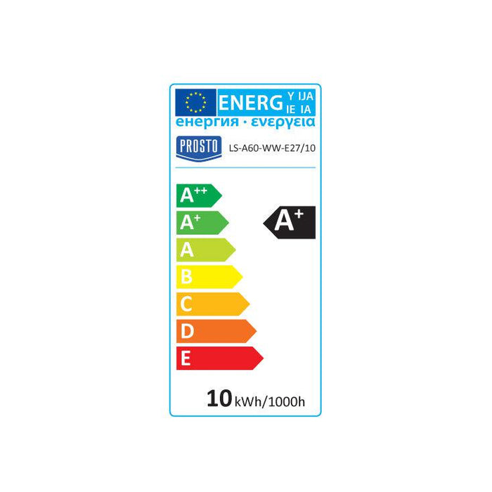 LED sijalica klasik toplo bela 10W