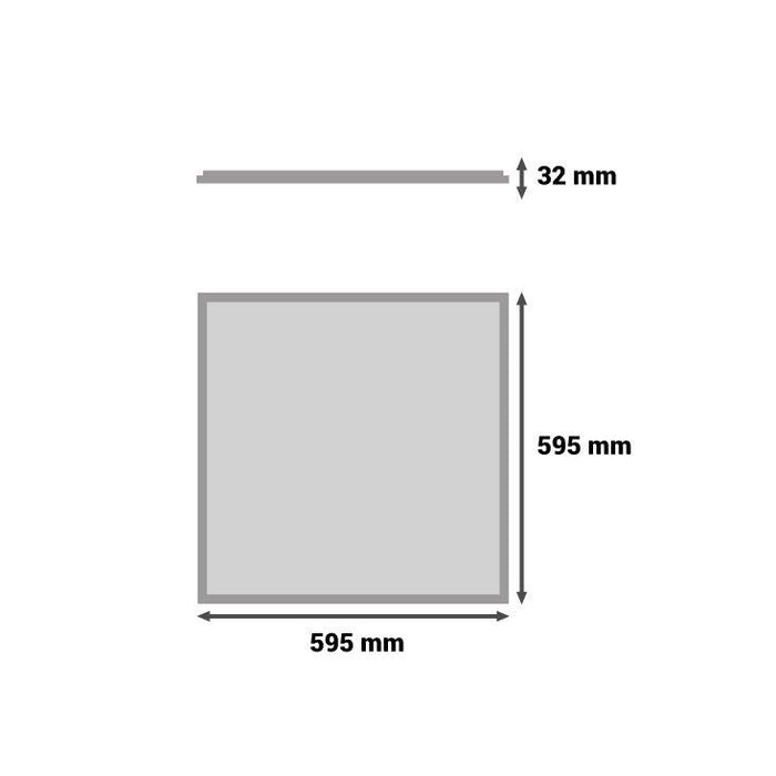 LED panel 44.4W hladno bela