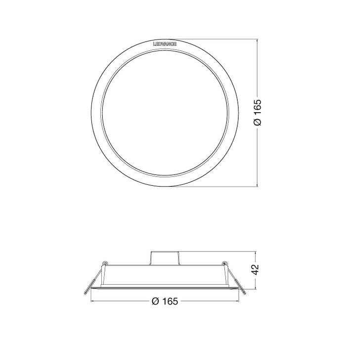 LEDVANCE LED ugradna panel lampa 13W