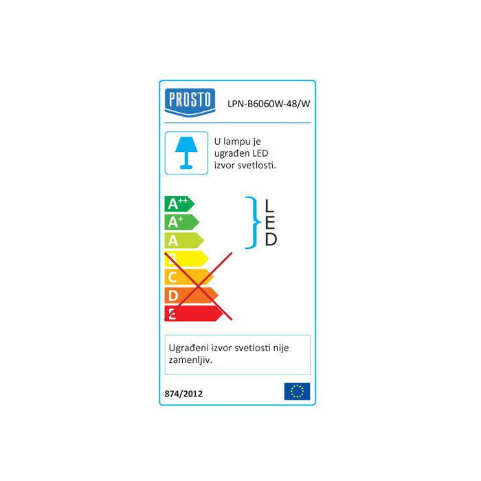 LED panel 48W dnevno svetlo